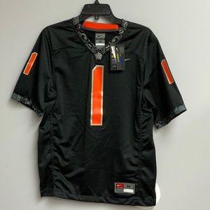 NWT Mens Nike Oklahoma State Cowboys #1 Dri-fit Game Jersey Medium